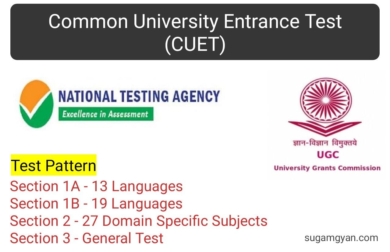 Common Universities Entrance Test - CUET - सुगम ज्ञान